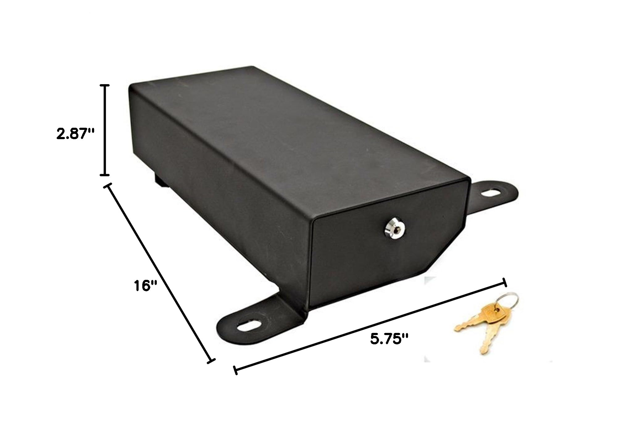 Bestop 4264201 Underseat Storage Lockbox - Passenger Side for 2007-2010 Wrangler JK 2-door & 2007-2018 Wrangler JK 4-door