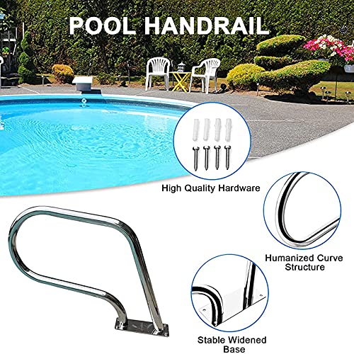 Barandal para piscina de acero inoxidable 304 miniatura 4