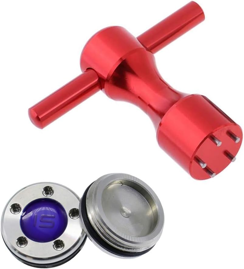 SEACLOUD 2pcs Golf Custom Weights Golf Putter Blue Screw with Red Wrench Tool for Scotty Cameron Putters Golfer Club Heads (5g/10g/15g/20g/25g/30g/35g/40g)