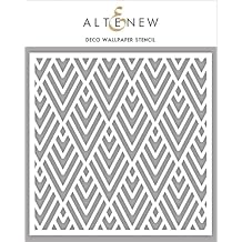 Altenew Deco Wallpaper Stencil, Easy Coloring and Ink-Blending, Geometric Stencils for Paper Crafting, Cardmaking, and Scrapbooking DIY Projects, Deco Wallpaper Background Stencil