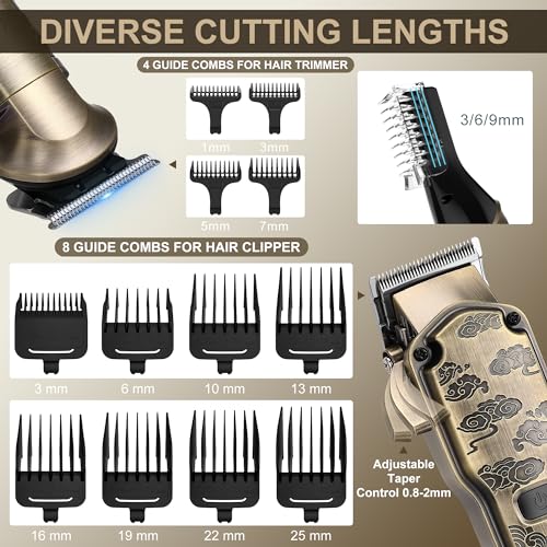 image for Hatteker Professional Hair Clippers for Men Beard Trimmer Clippers and