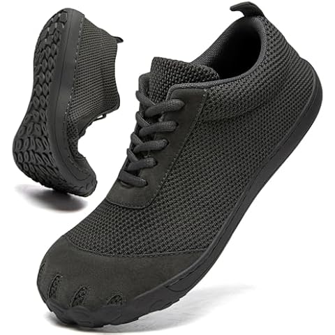 Oltyutc Men's Grey Barefoot Running Shoes Cover