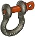 CM M648AG Alloy Anchor Shackle with Galvanized Screw Pin, 2 Ton Work Load Limit, 3/8
