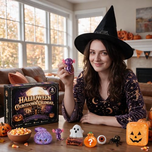 8Pcs Halloween Squeeze Toys Taba Fidget Sensory Squshies Toy Set - image 5
