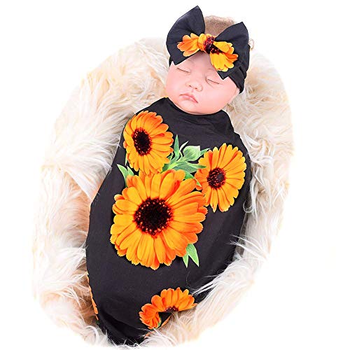 Image of Galabloomer Maternity Robe and Receiving Blanket, Matching Mommy Labor Robe | maternity robe and swaddle set ,mommy and me, maternity robe for hospital, mommy and me hospital outfits