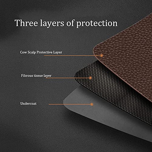 Étui en cuir véritable pour iPhone 13 Pro Max marron - 5