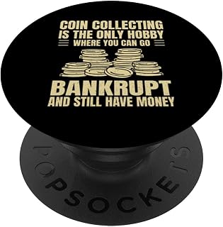 Coin Collecting Hobby Coin Collector Coins PopSockets Swappable PopGrip