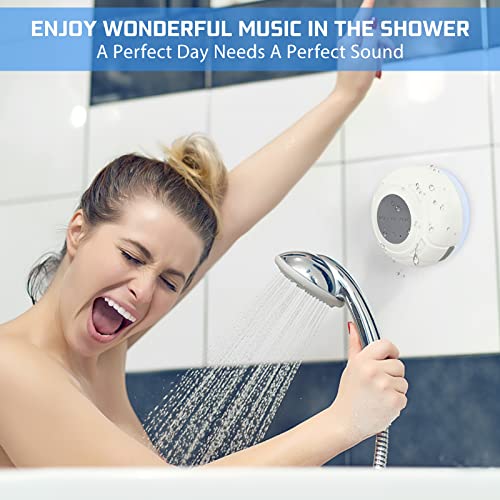 Enceinte de douche Bluetooth portable résistante à l'eau pour se détendre - 2