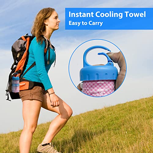 Bogi Cooling Towel, Cooling Towels For Neck And Face-40"X12"-Ice Towel For Instant Cooling, Soft Breathable Chilly Towel, Stay Cool For Yoga, Sport, Gym, Workout, Camping & More Activities (Pink) #TOP5