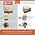 Classic Accessories 55-882-011501-RT Veranda Patio V-Shaped Sectional Sofa Cover, Large, Pebble/Bark/Earth, Patio Furniture Covers