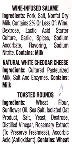 Hillshire® Snacking Small Plates, Wine-Infused Salame With White Cheddar Cheese, 2.76 Oz. #TOP6