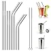 Efaithtek Stainless Steel Straws for 20 oz & 30 oz RTIC & Yeti Tumblers Rambler and more, Set of 8 with 2 Cleaning Brushes
