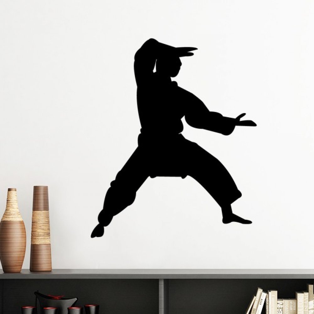 Sticker Shaolin amovible pour décorer facilement un mur sans abîmer la peinture