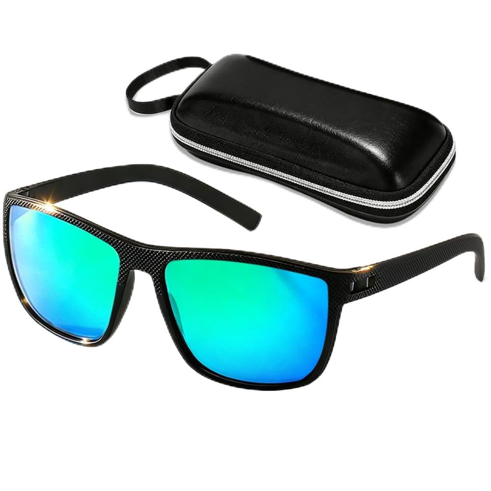 Professionelle Golf-Sonnenbrille mit polarisierten Gläsern UV400, leichte Sonnenbrille mit UV-Schutz für Golfer, Golf-Sonnenbrille für Männer und Frauen, Golfzubehör