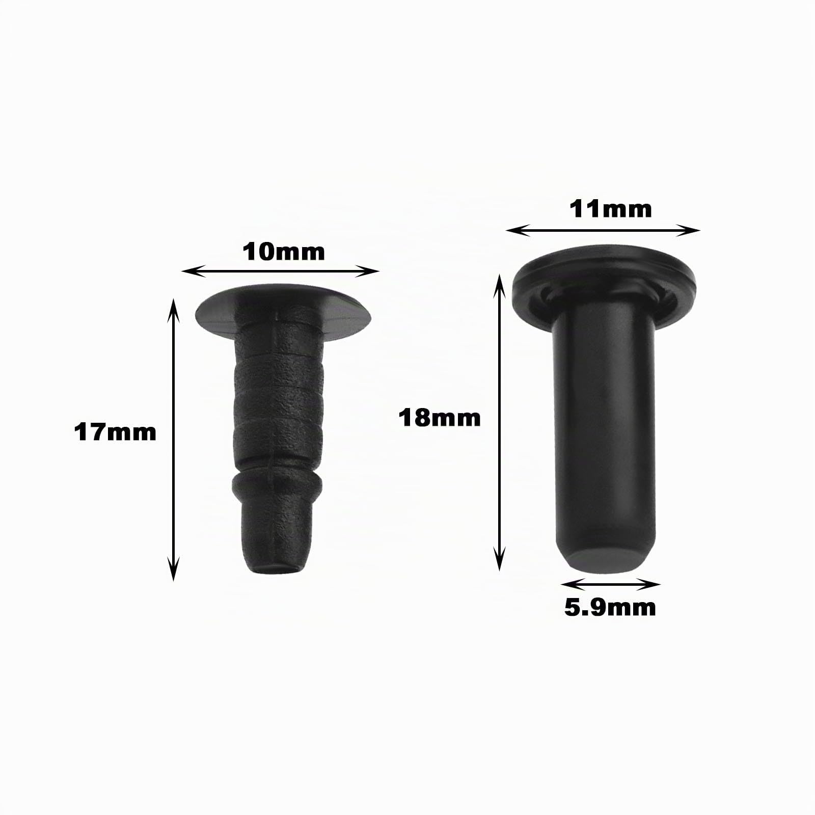 20 Pezzi Clip per Rivestimento Cofano Posteriore A0009915940 0009915940 Compatibile con Mercedes-Benz Classe C SLK/SLC Classe E in Plastica Nylon