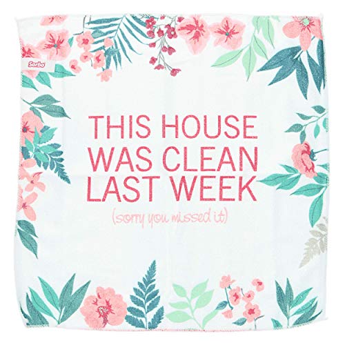 Sorbo Tropische Print Microvezel Reinigingsdoeken, meten, 16"x16" (40cm x 40cm) - Image 5