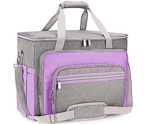 FINESUN Sewing Machine Case with Shoulder Strap,Tote Bag for Sewing...