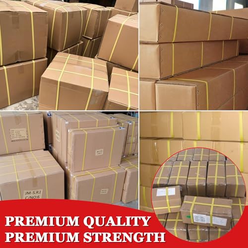 Image of Packaging Strapping, Poly Straps, Carton Banding Strap (1 /2 inch x 4000 ft x 0.032 inch PP Polyprophlene Coil Roll and 400 Buckles) - Certified 300 lbs Break Plastic Strap