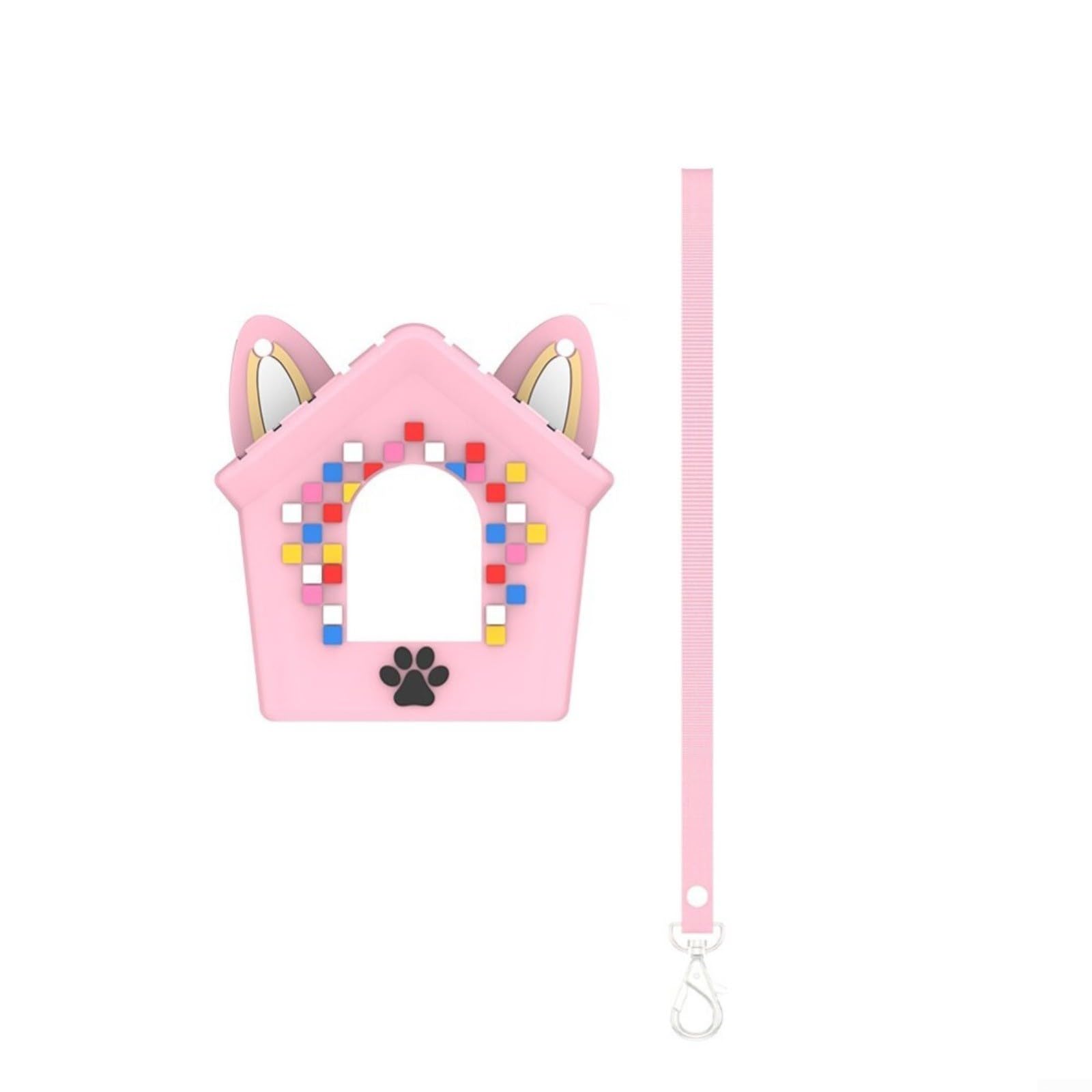 Funda protectora de silicona para Bitzee para casa de perros, a prueba de golpes y polvo, carcasa de silicona ligera con puertos y botones, incluye práctico accesorio de cordón (coloreado) — view 12