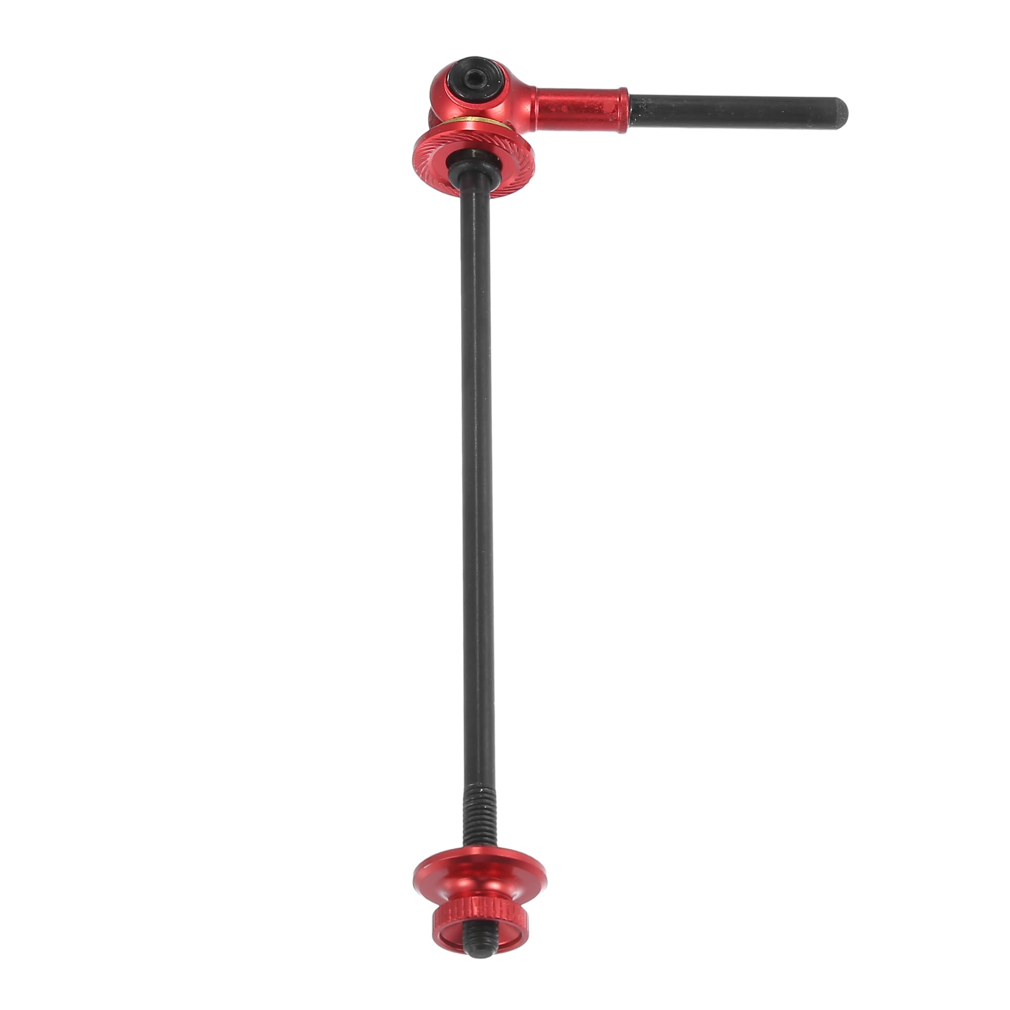 Motoforti 1 Coppia di Assi di Rilascio Rapido per Bicicletta Anteriore e Posteriore in Fibre di Carbonio Rosso