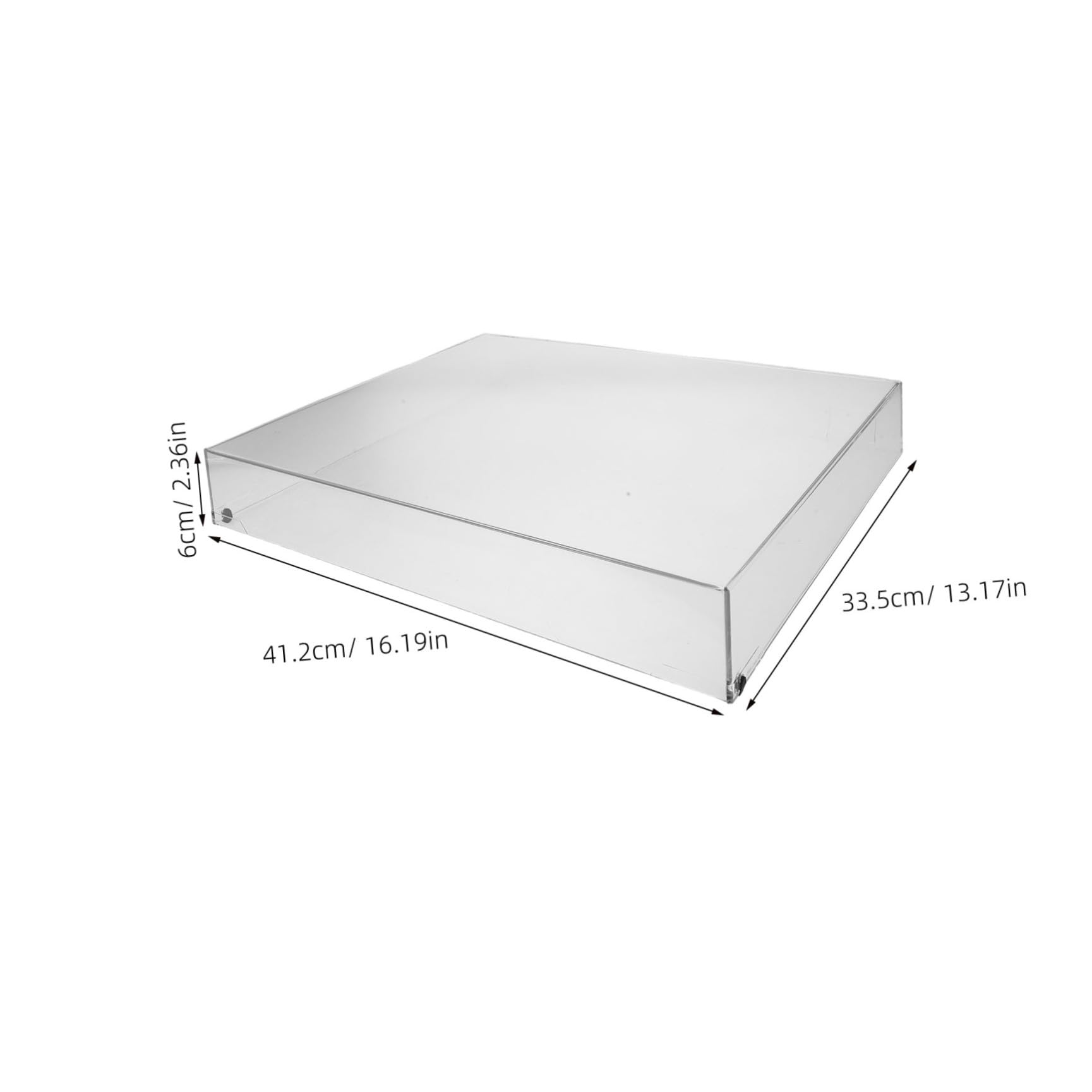 BESPORTBLE Copertura Antipolvere Trasparente in Acrilico di Dischi, Design Curato e Affidabile, per Impianti Audio Domestici, Protezione per Vinili