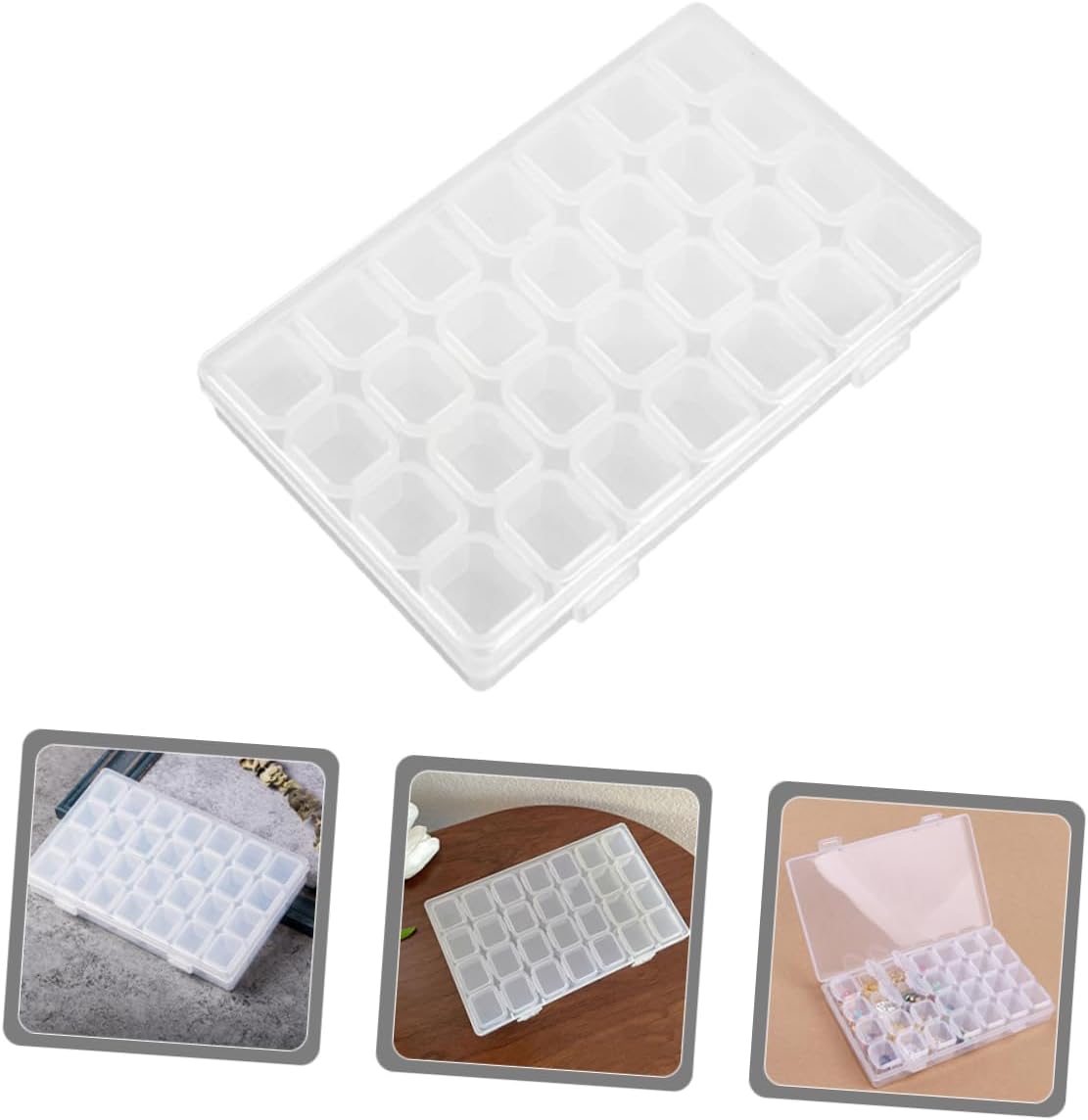 Jewelry Organizer Box 28 Grids for Manicure Accessories image 5