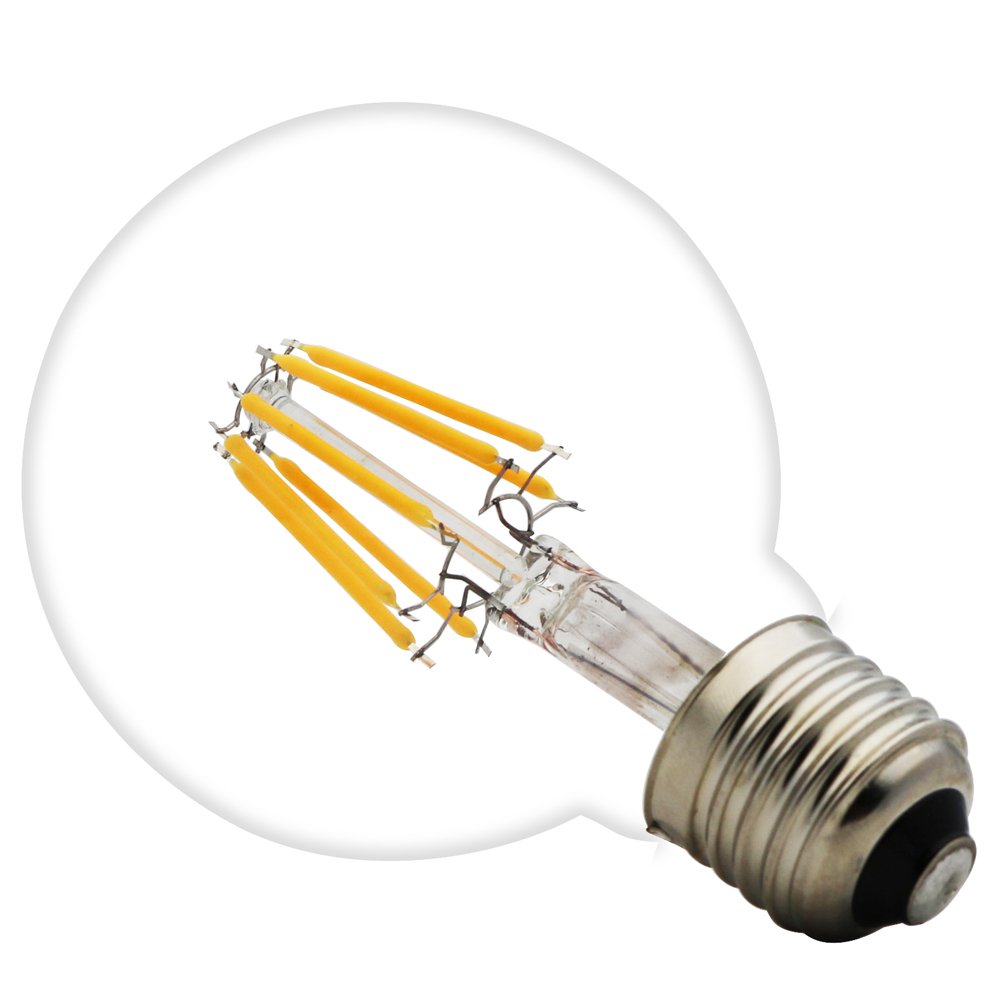 Mengjay 10x E27 LED G80 8W Filament Glühbirne Edison Vintage Glühlampe Lampe Birne Warmes Licht 2200-2300K 780LM, Ideal Für Nostalgie und Antik Beleuchtung