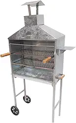 Churrasqueira Móvel Carrinho Churrasco Espetinho Galvanizada