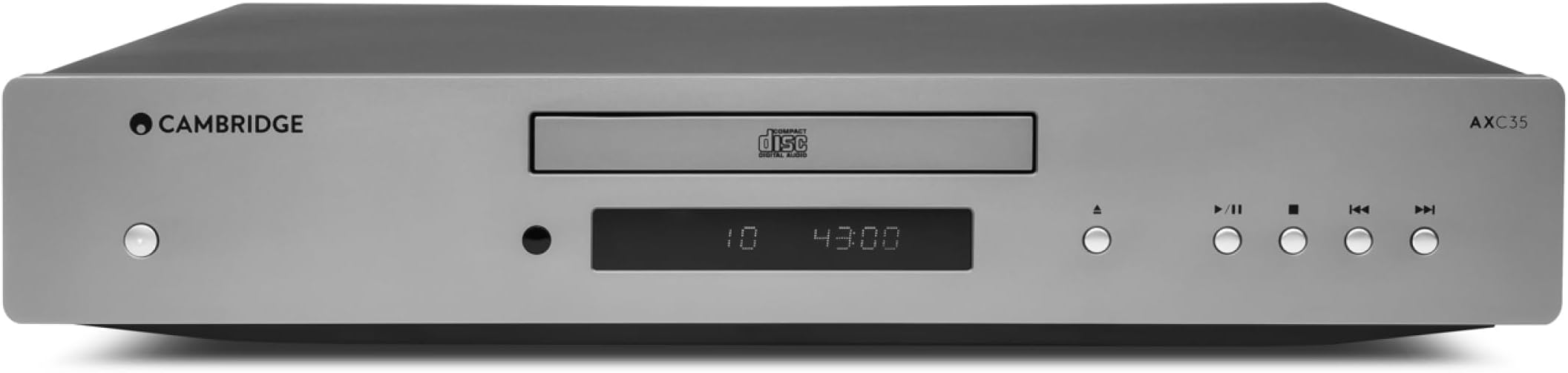 AXC35 - Separate CD Player for HiFi System Featuring Gapless Playback and Wolfson DAC with Digital Out - Lunar Grey