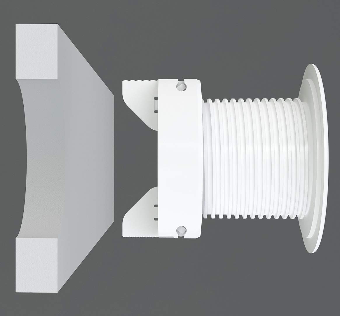 Buy Twist Lock Grommet (White) Cable, Wire, Cord Management Self