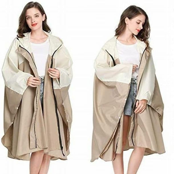 Yomorio レインコート レインウエア 男女兼用 お洒落 レディース メンズ 雨具 自転車ポンチョ レインポンチョ 速乾 軽量 通勤通学 収納袋付き 防風防水 ブランド品