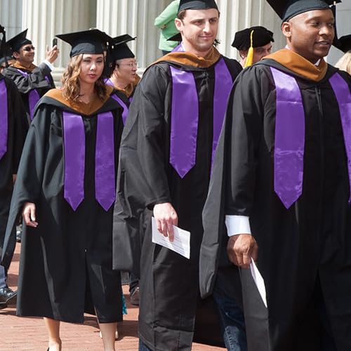 Image of GraduationMall 24 Pieces 72 Inch Plain Graduation Stole Bulk Sublimation Blank Honor Graduation Sash Unisex Adult