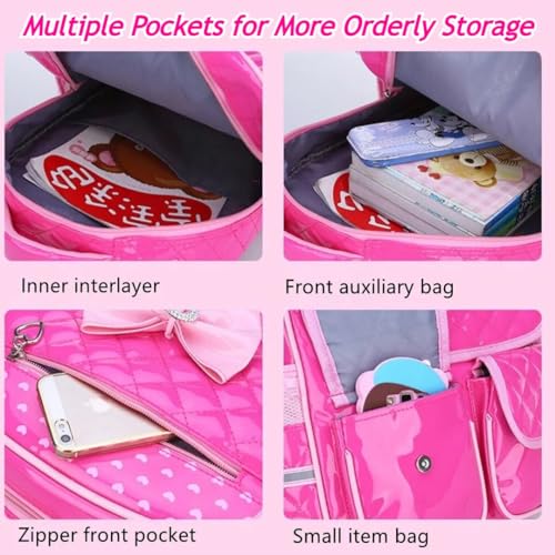 Image of Korean Style Solid Color Backpack with Soft Dream Pop & Plush Keychain | Multi-layer Large Capacity Lightweight School Bag | Anti-Theft Pocket, Waterproof Casual Daily Rucksack for Teen Girls