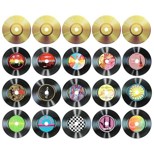 Disques en vinyle vierges décoration murale maison et salle de fête style rétro