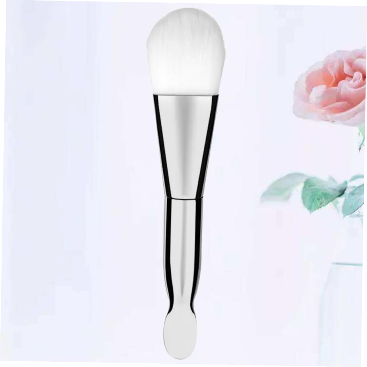 HAPINARY Facial Mask Brush Double Head Face Brush for Mask Peel Serum Smooth Application Portable Skin-friendly Material