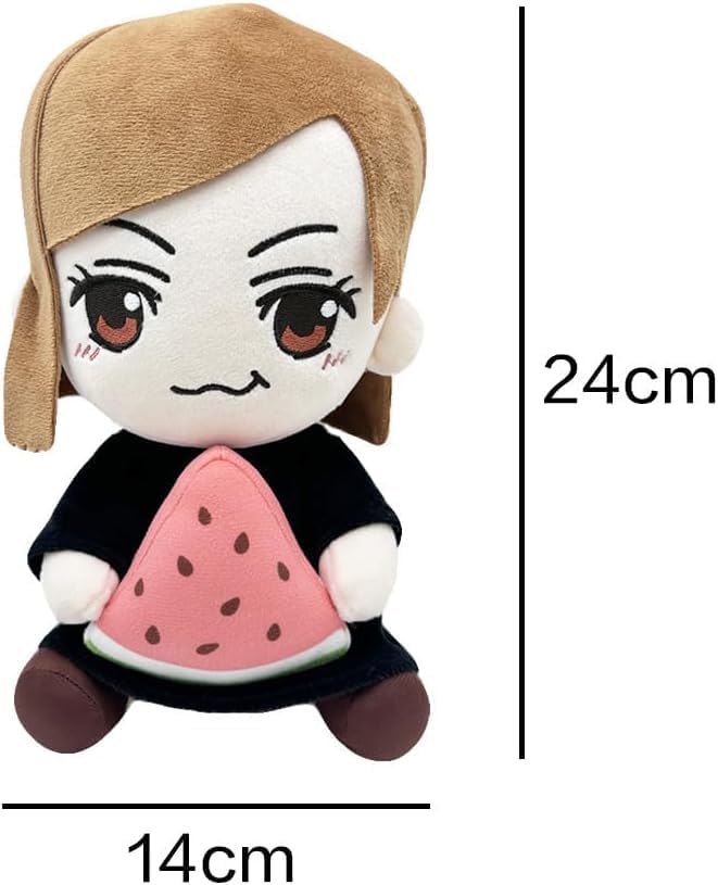 釘崎野原アニメソフトフィギュア、20cmかわいいキャラクター長総刑務所レルムぬいぐるみ枕フィギュアクッション漫画ホームソファ装飾ファ