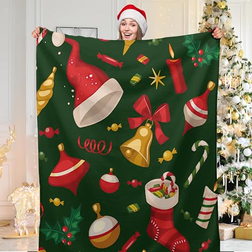 Christmas-Throw-Blanket-Christmas-Tree-Santa-Claus-Blanket-Green-Gold-Christmas-Soft-Lightweight-Fuzzy-Decorative-Throw-Blanket-for-Couch-Sofa-Bed-Plush-Fleece-Blankets-and-Throws-50x60-inches Christmas Throw Blanket Christmas Tree Santa Claus Blanket Green Gold Christmas Soft Lightweight Fuzzy Decorative Throw Blanket for Couch Sofa Bed Plush Fleece Blankets and Throws 50×60 inches