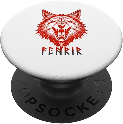 Fenrir Wolf Of Odin Old Norse Mythology Viking Celtic Fenris PopSockets Standard PopGrip