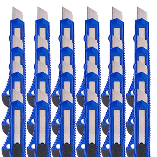 Cuttermesser Set 24 Stück | Universalmesser | 18mm Abbrechklinge...