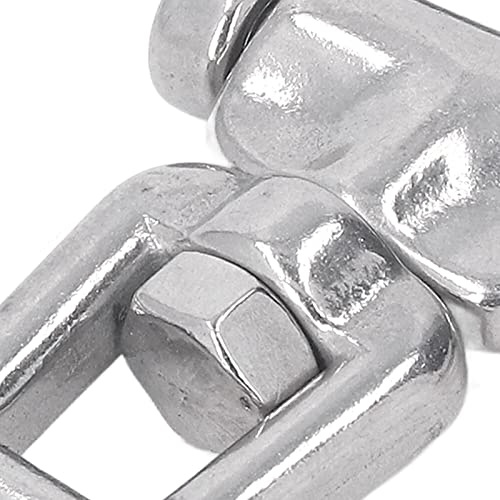 Yuecoom Marine Swiveling Snap Shackle.Snap Shackle Sailing Halyard,Rapid Release 316 Stainless Steel Sailing Boat Snap Shackle for Sailing Rigging Shackles