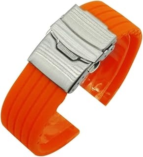 Pulseira De Mm Acessórios Universais Aço Ajustável Liberação Rápida Para Fivela Pulseiras De Aço Inoxidável Pulseira Pulseira Laranja Fecho Macio Relógio De Reposição