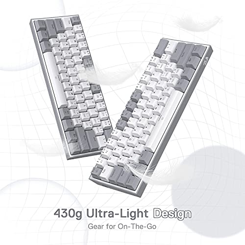 Redragon K617 60% Rgb Keyboard P035 Wirst Rest Bundle #TOP4