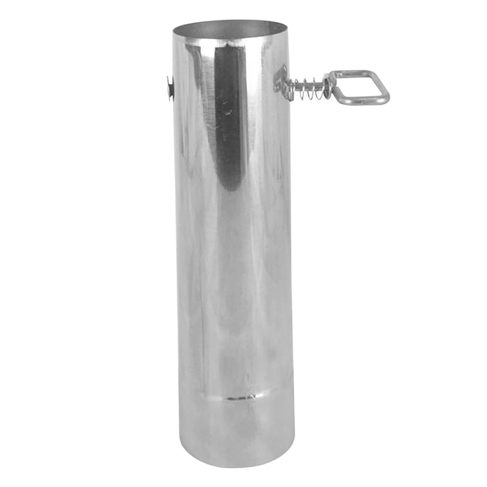 Monwssoe Silver Exhaust Pipes, Stove Pipe Stainless Steel 2.36 Stove Pipe With Adjustable Damper For Hot Tent, Camping Furnace & Venting Chimney