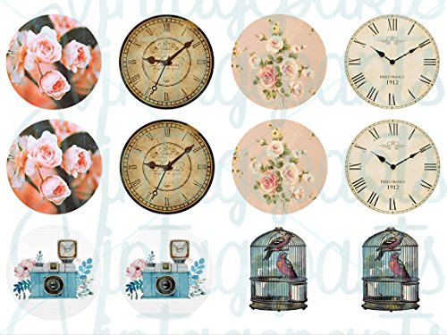 Motivbogen Vintage für 30mm Cabochons von Vintageparts, DIY-Schmuck