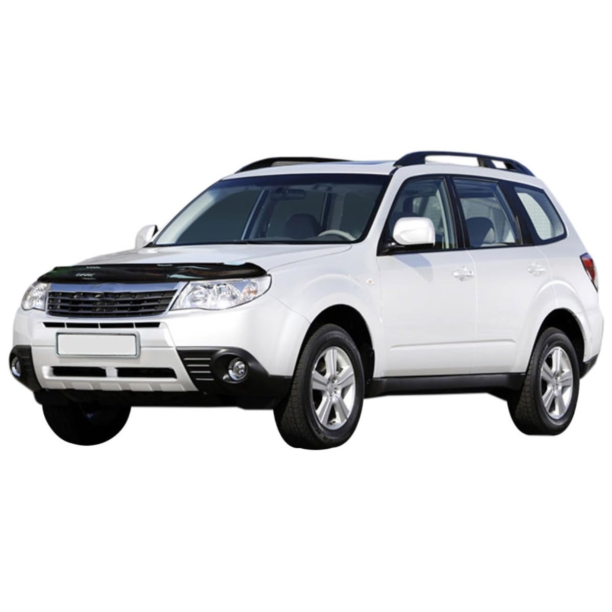 SCOUTT Deflettore Protezione Cofano per Subaru Forester 2008-2012, Migliora l'Aerodinamica dell'Auto, e Spoiler, Nero