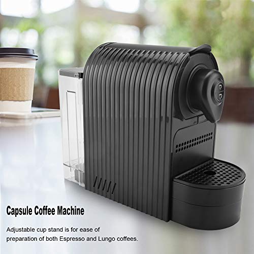 Máquina, Máquina de Café con Soporte de Taza Ajustable para Hacer Café con Leche para el Hogar(Negro (Europa 220-240v)) - Imagen 4