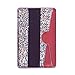 Card Holder for Back of Phone RFID Blocking, CASZONE Phone Grip Card Pockets with Hand Strap Sequins Sparkly 3M Adhesive Stick-on Slim Credit Card ID Card Slot Sleeves for Most Smartphones, Multicolor