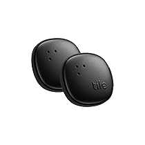 Tile by Life360 Sticker – Piccolo tracker Bluetooth, trova telecomando, localizzatore di oggetti per biciclette, occhiali e altro. Compatibile con iOS e Android. Pacchetto da 2 (Nero)