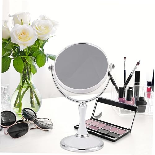 Espejo de maquillaje doble cara 6 pulgadas portátil miniatura 5