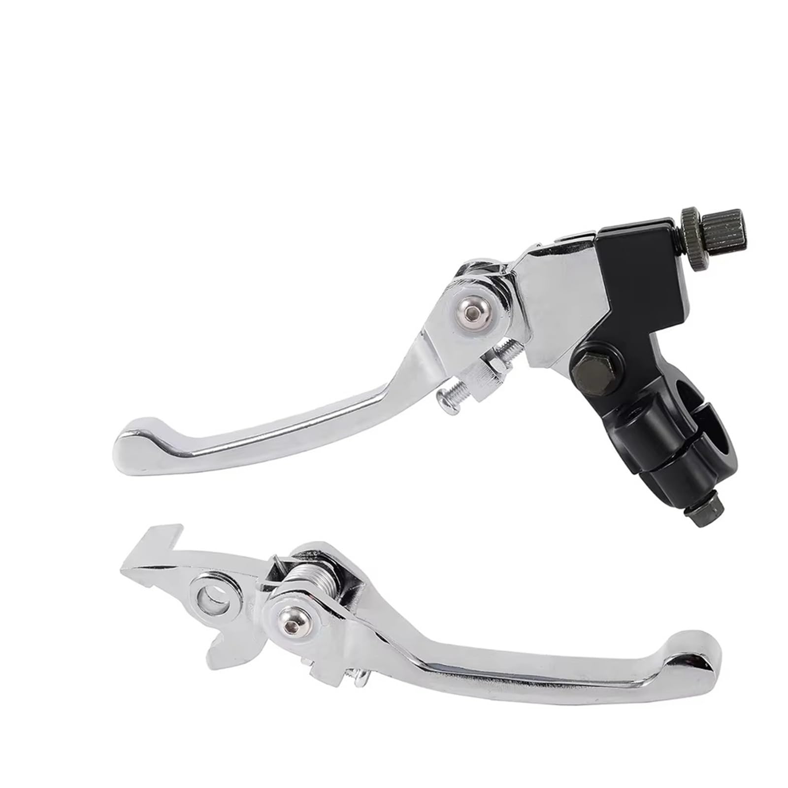 Koehxj One Color Brake Clutch Levers 1 Pair 22Mm 7/8" Folding Aluminum Clutch Brake Lever For Handlebar For 50Cc For 110Cc For 125Cc For 200Cc For Ttr Ssr Apollo 125 Pit Dirt Bike(A)